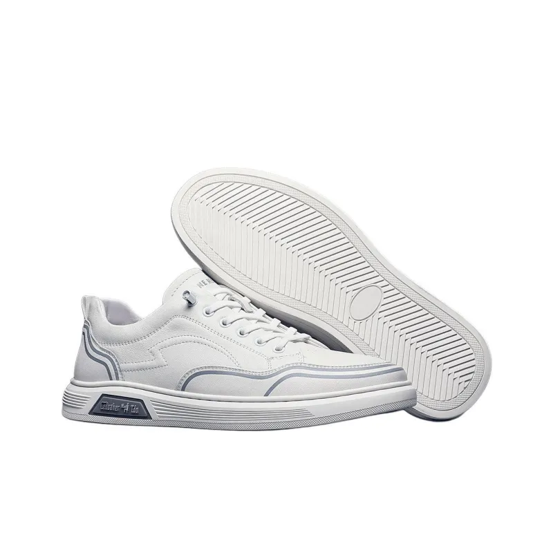 JANE HARLOW Low-Top Skateboard Shoes Men's White-5
