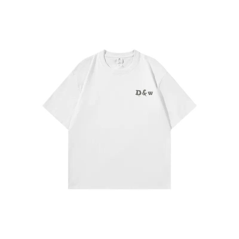 D&W T Shirts Unisex White-1