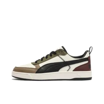 PUMA DRIBBLE Anti Slip Wear Resistant Low Top Casual Shoes Unisex White Green