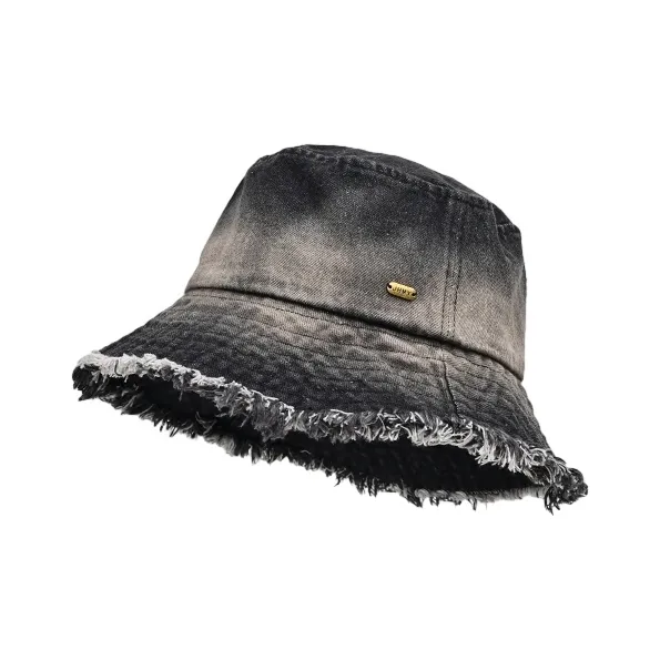 FREE RABBITⅡ Distressed Bucket Hats Unisex-2