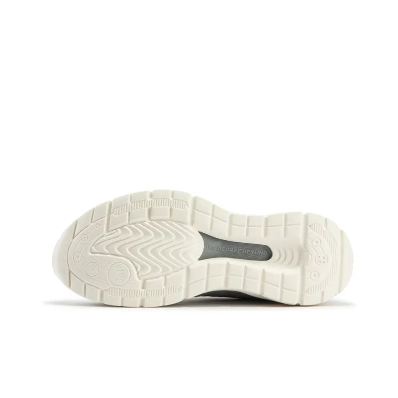 361° Durable Breathable Low Top Casual Shoes Women's White Gray-4