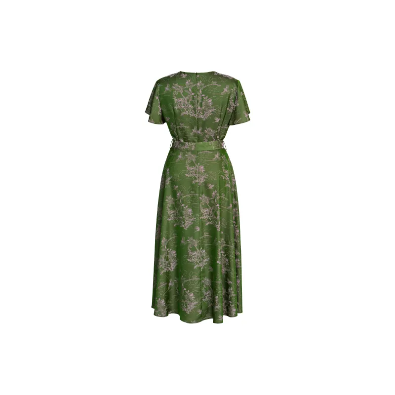 ROEYSHOUSE Short Sleeved Dresses Women's Multicolor-1