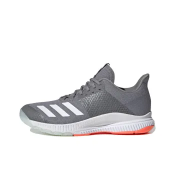 Adidas Crazyflight Bounce 3 Training Shoes Women's Low-Top Gray/White/Orange