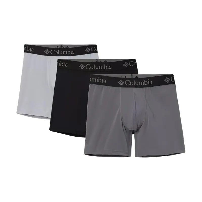 Columbia Allover Mesh Boxer Briefs Underpants Men's 3 Pack-0