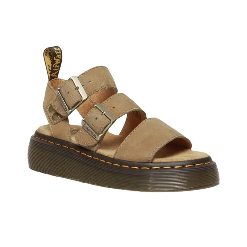 Dr.Martens One Strap Sandals 3.8cm Women's Brown-1