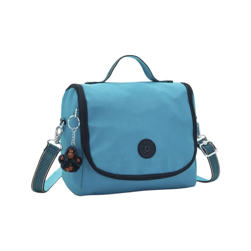 Kipling Polyamide One Shoulder Crossbody Portable Storage Bag Large Size Unisex Green Cool-1