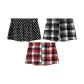 3 Pack (Black Star+Black Plaid+Red Check)