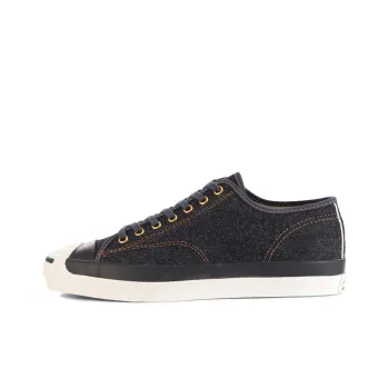 Converse Jack Purcell Ret Hvs Anti Slip Wear Resistant Low Top Canvas Shoes Unisex Blue Japan Version
