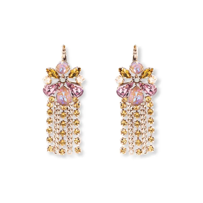 SATELLITE WeiWang Crystal Earrings Women's Rose Gold-0