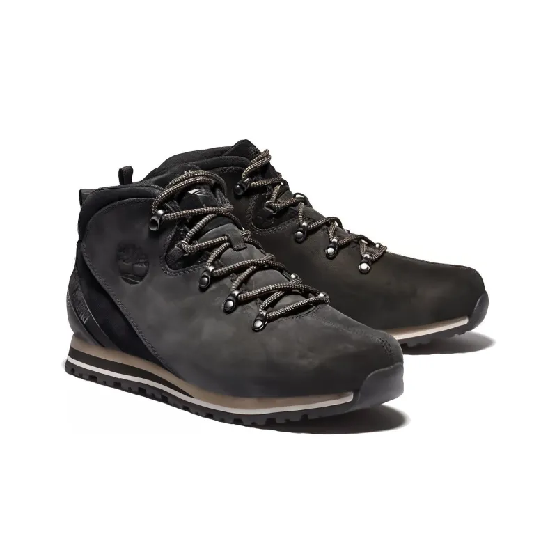 Timberland Bartlett Ridge Cushioning Wear-Resistant Mid-Top Hiking Shoes Men's Black-1