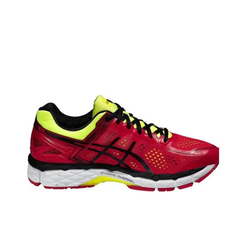 Asics Gel-Kayano 22 Running Shoes Men Low-Top Red/Yellow-1