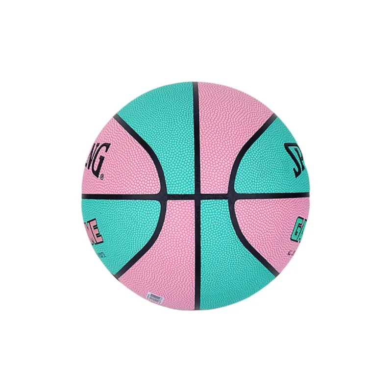 SPALDING TF Collection 77 373Y6 PU Basketball Pink Green Size 6 Ball Training Unisex-5