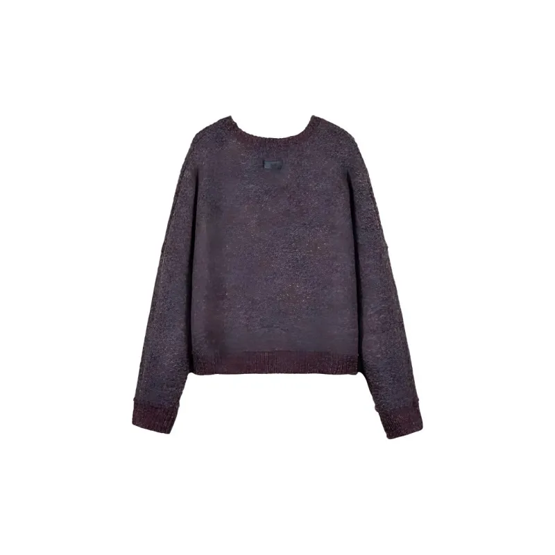 The Last Redemption FW22 Sweater Men's Grape Purple-2