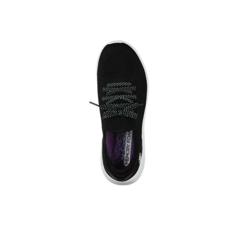 Skechers Ultra Flex 2.0 Sports Shoes Black/White Women's-3