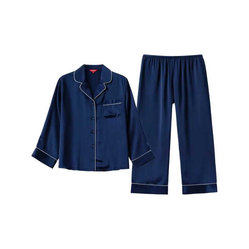 Silk Boundary Pajama Set Women's-5