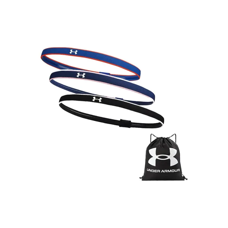 Under Armour Sweatbands Elastic 3 Pack, Multicolor Combination Unisex-3