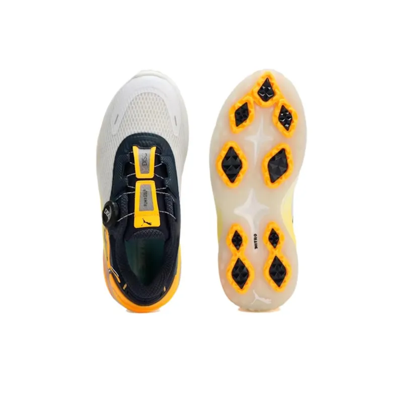 PUMA Anti Slip Wear Resistant Low Top Golf Shoes Women's White-3