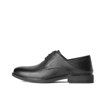BELLE Dress Shoes Men Low-Top Black