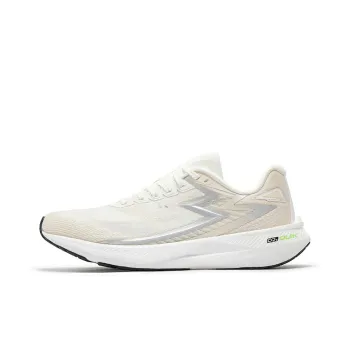 361° Cushioning, Slip Resistant, And Abrasion Resistant Low Top Running Shoes Men's Feather White