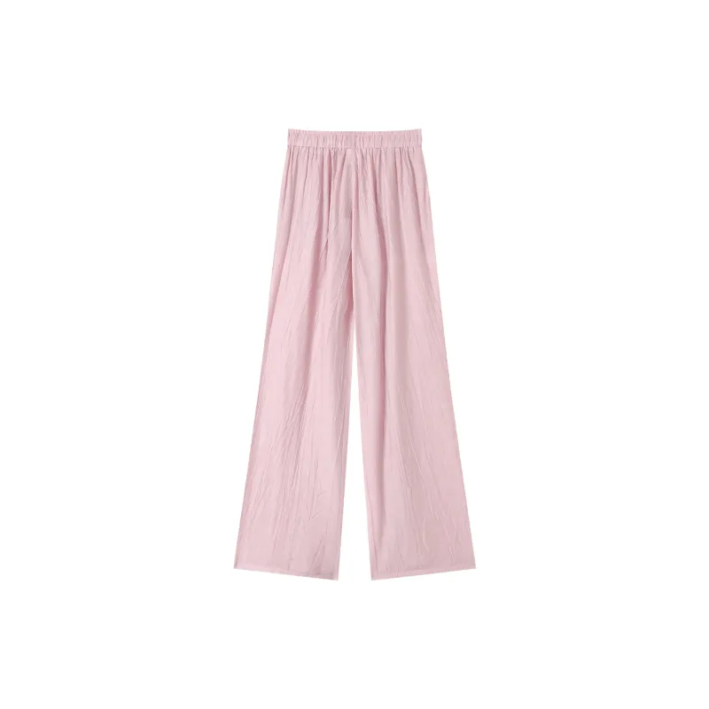 0571 Family Casual Pants Women's Pink-1