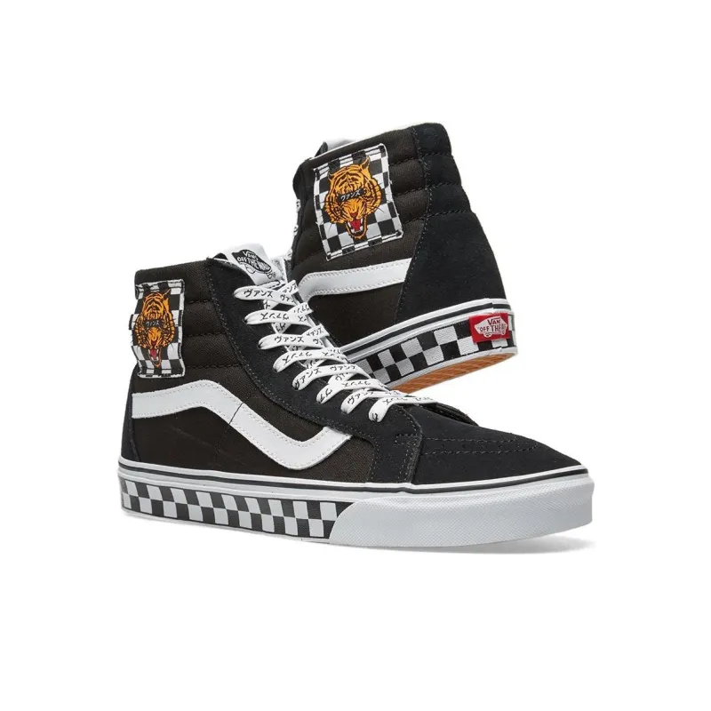 Vans Vault SK8 Hi Reissue Tiger Check 'Black White'-1
