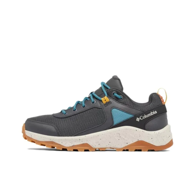 Columbia Trailstorm Ascend Waterproof And Breathable Low-Top Trekking Shoes Men's Black Blue-0