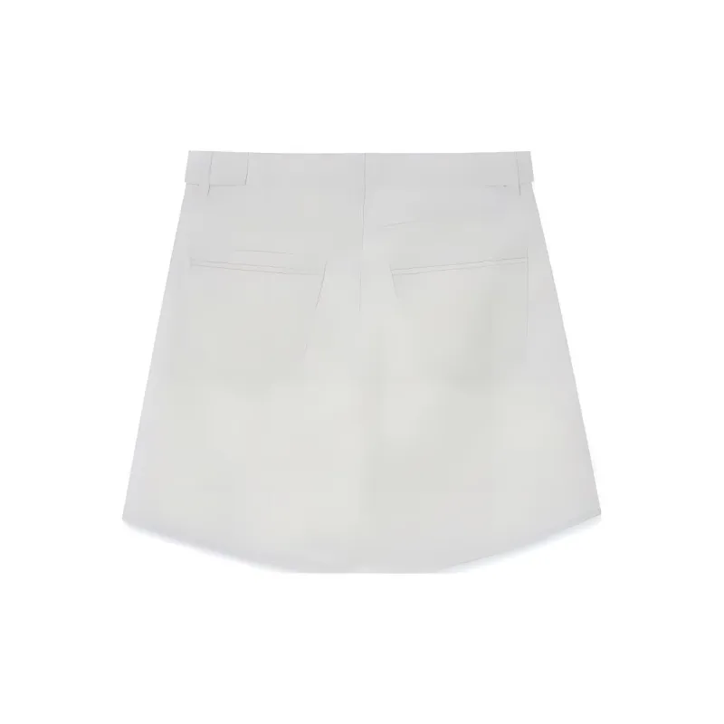 KIMHEKIM SS24 TWO POCKETS DENIM SHORTS Denim Shorts Women's WHITE/White-1
