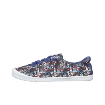 Skechers BEACH BINGO -Rodeo Slip-Resistant Low-Top Skateboard Shoes Women's Blue