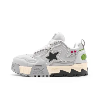STARTER Vol Series Inflatable Play Shoes Quick Drying Impact Resistance Low Top Skateboard Shoes Men's Gray