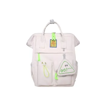 MINLUBAOLUO Nylon Portable Backpack Women's Multicolor
