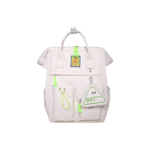 MINLUBAOLUO Nylon Portable Backpack Women's Multicolor