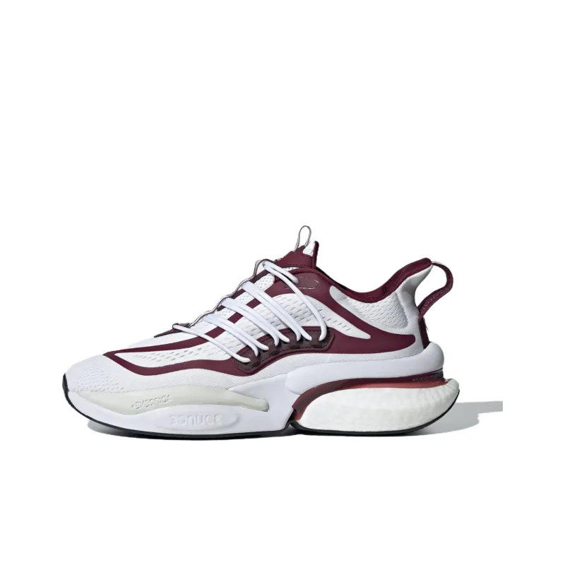Adidas Mississippi State Alphaboost V1 Cloud White Team Maroon Cool Grey-0