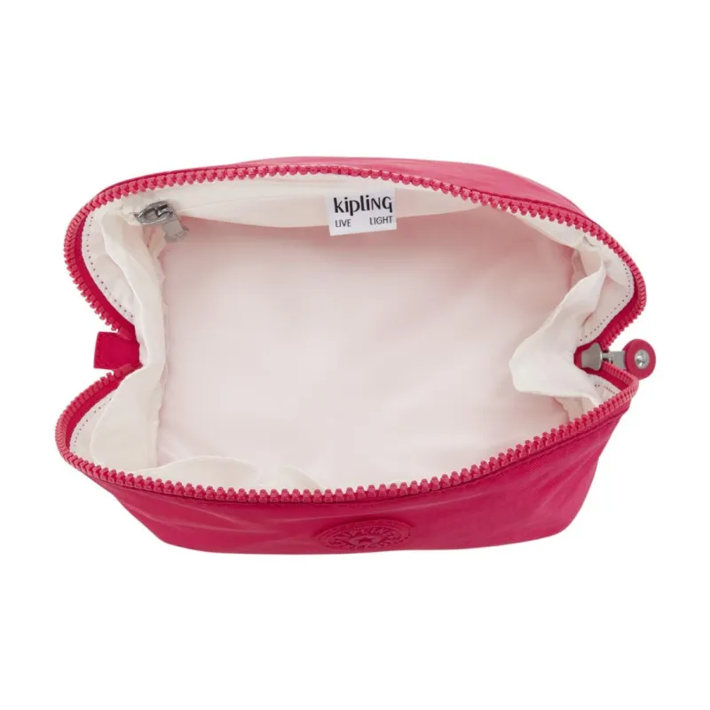 Kipling Recycled Polyamide Toiletry Bag Small Size Women's Pink-3