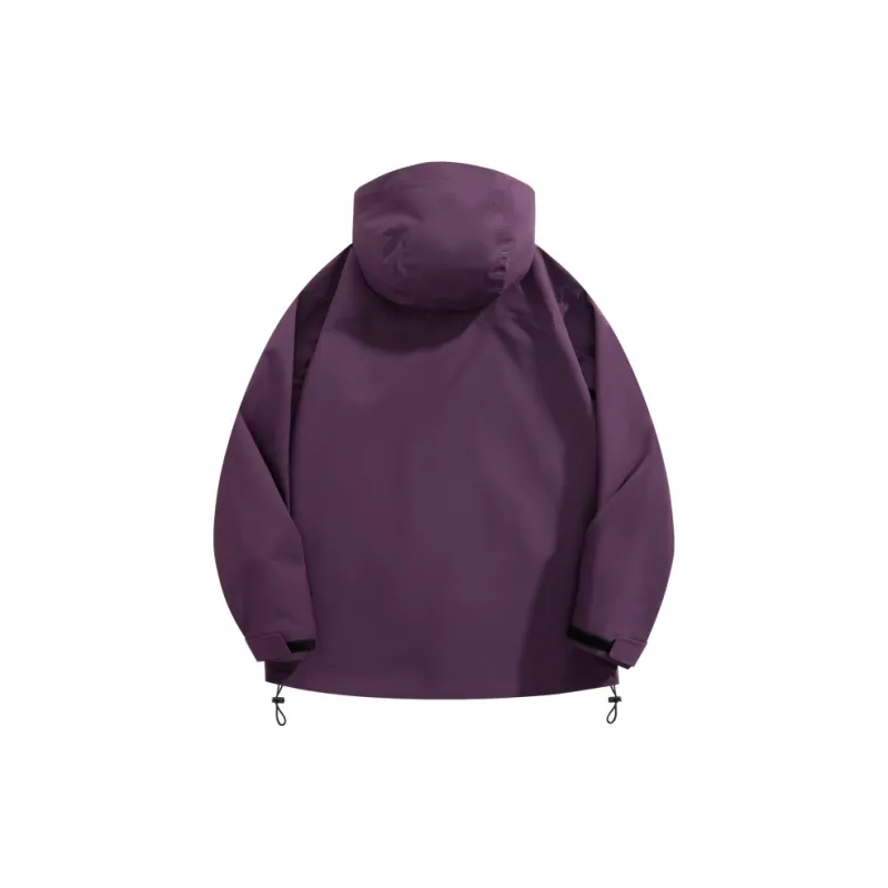 LEAVELAND Water Resistant Windproof Breathable 3 in 1 Windbreaker Jacket Unisex-4
