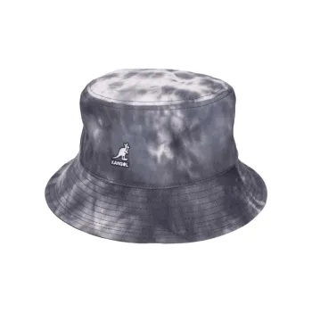 KANGOL Cotton Bucket Hats Unisex Gray