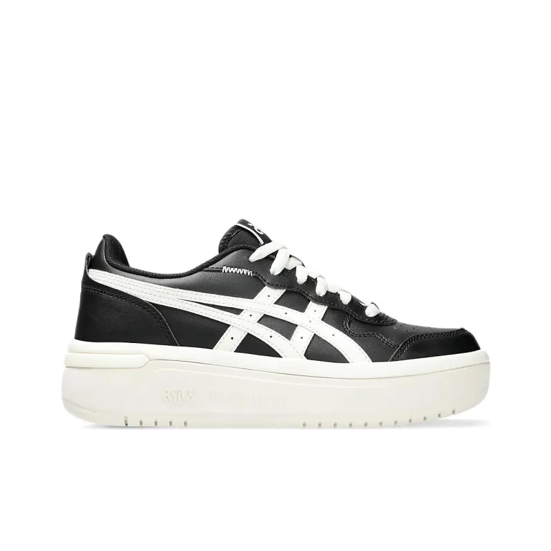 Asics JAPAN S Anti Slip Wear Resistant Low Top Casual Shoes Unisex Black White-1
