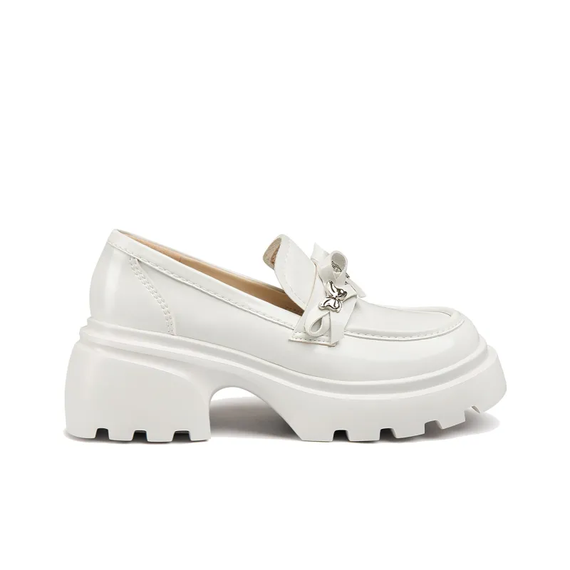 Lily Wei Loafers Women's White-1