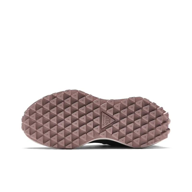 Sprandi Coastline Series Cushioning Height Increasing Low-Top Casual Shoes Women's Black Pink-4