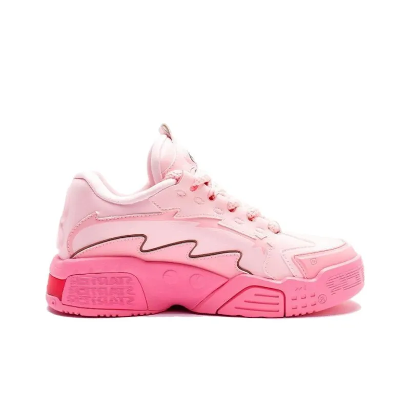 STARTER Slip Resistant Shock Absorbers Low Top Skateboard Shoes Men's Pink-1