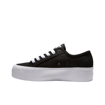 DC Shoes Manual Low Top Skateboard Shoes Women's Black White