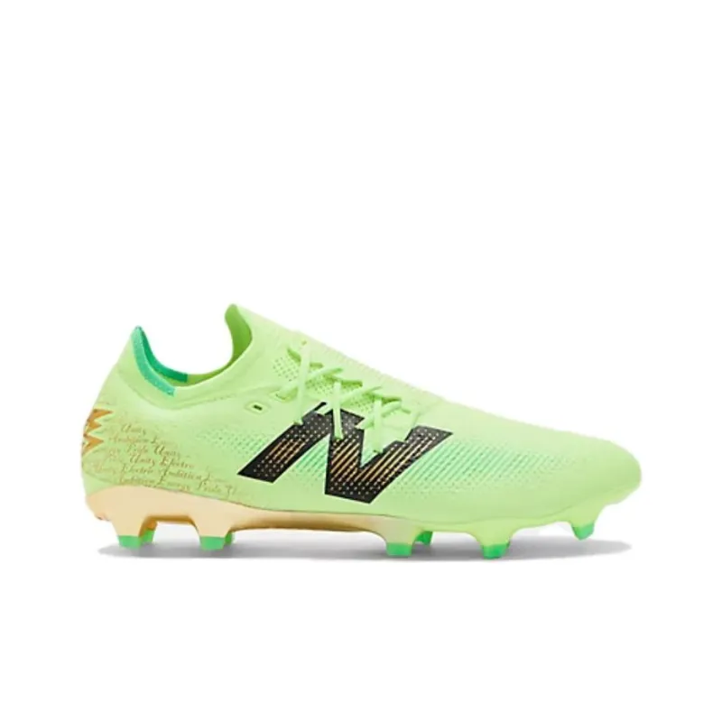 New Balance Furon V7 FG Firm Ground Firm Ground Anti Slip Wear Resistant Soccer Shoes Men's Green-2