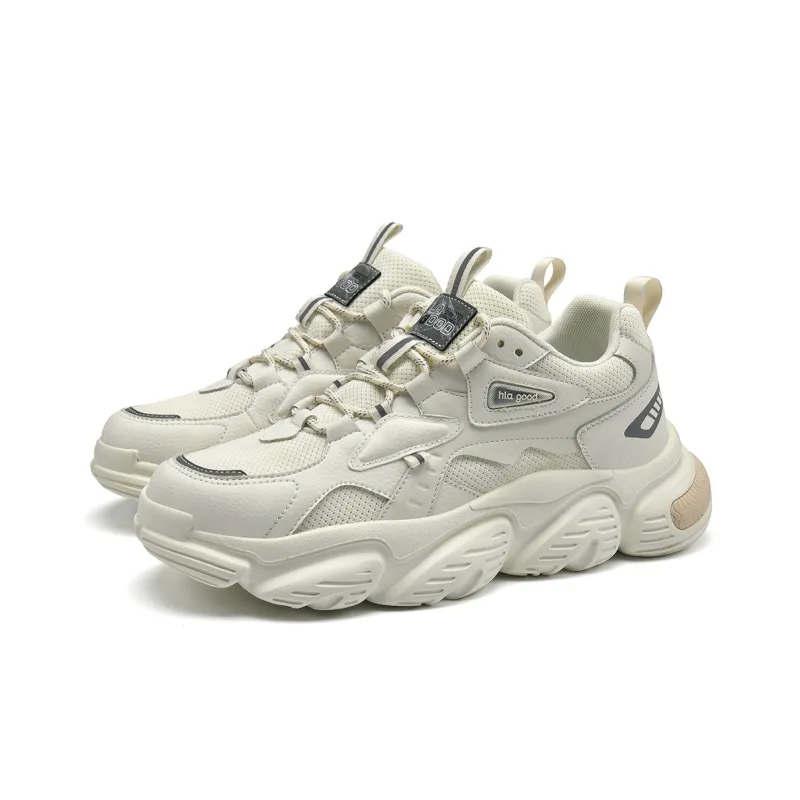 HLA Trendy Breathable Height Increasing Versatile Casual Shoes Platform Men's Athletic Shoes Men's-8