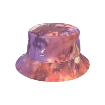 KANGOL Cotton Bucket Hats Unisex Orange Red