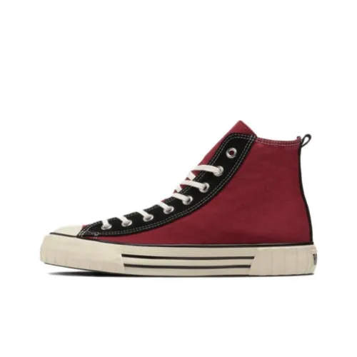 Converse All Star Us Ribbed Hi Shoes 'Red Black'