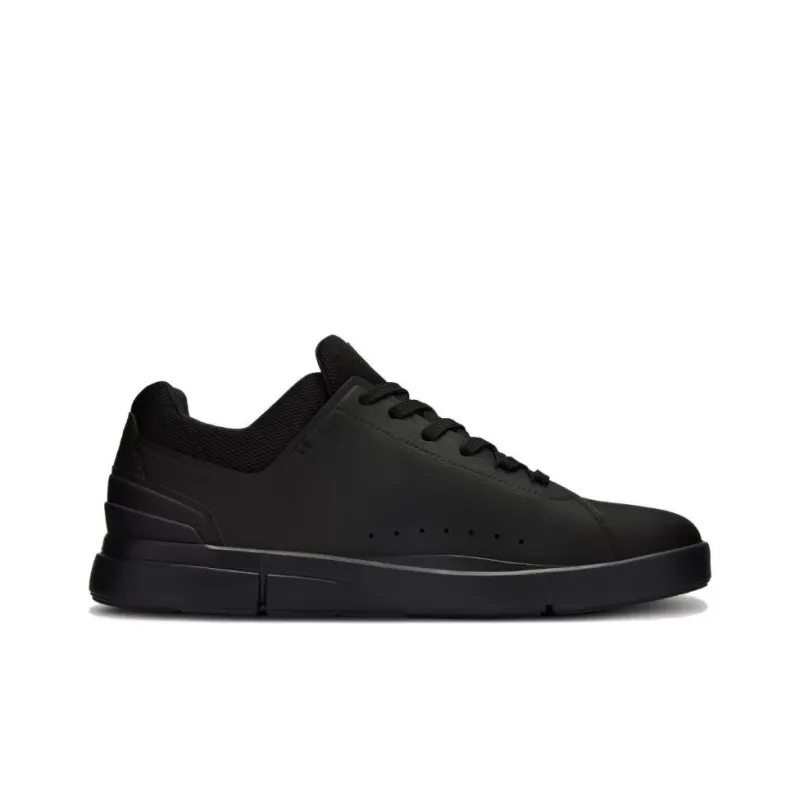 On THE ROGER Cushioning, Wear Resistant Low Top Skateboard Shoes Men's Black-1