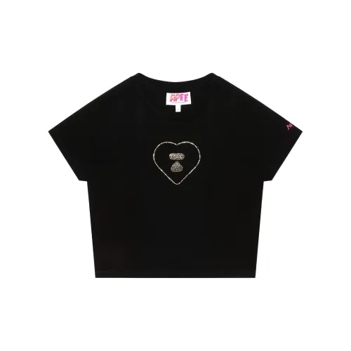 Bape SS23 APEE By A BATHING APE Crop Tops Women's