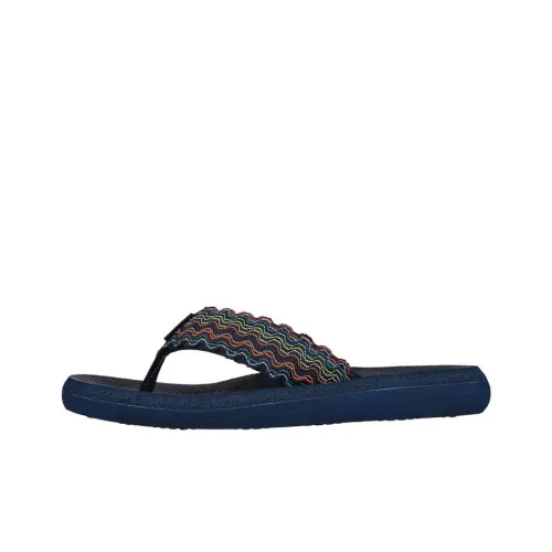 Skechers Relaxed Fit Slide Slippers Women's Blue