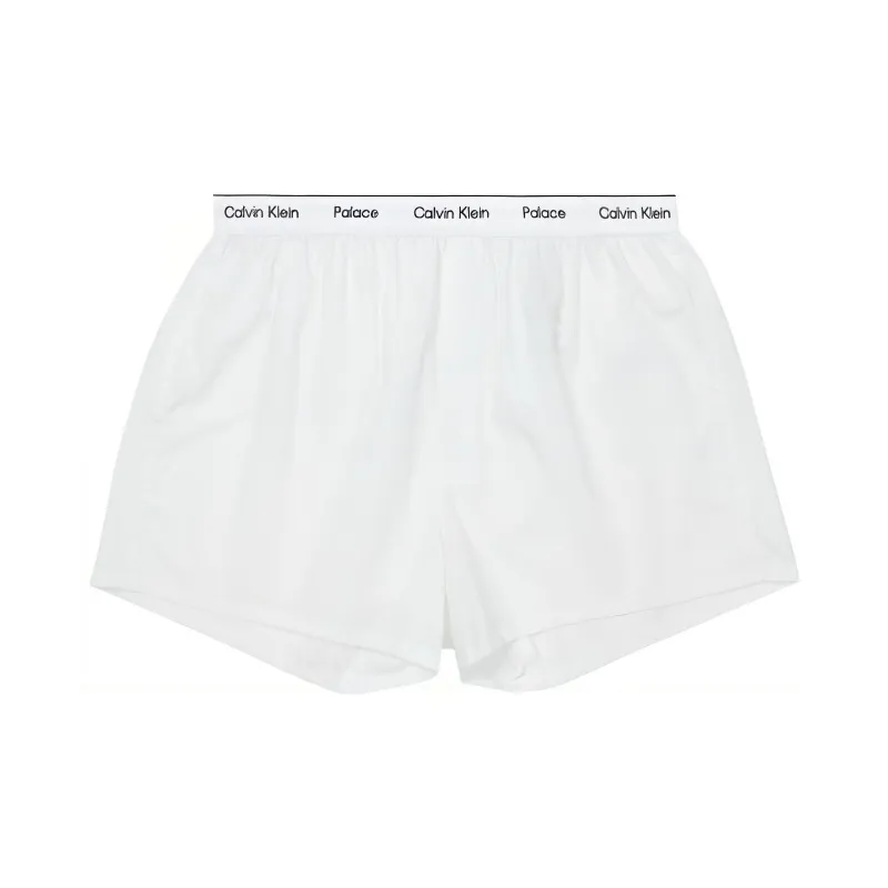 PALACE X Calvin Klein Woven Boxers 2Pk 'Classic White/Black'-1