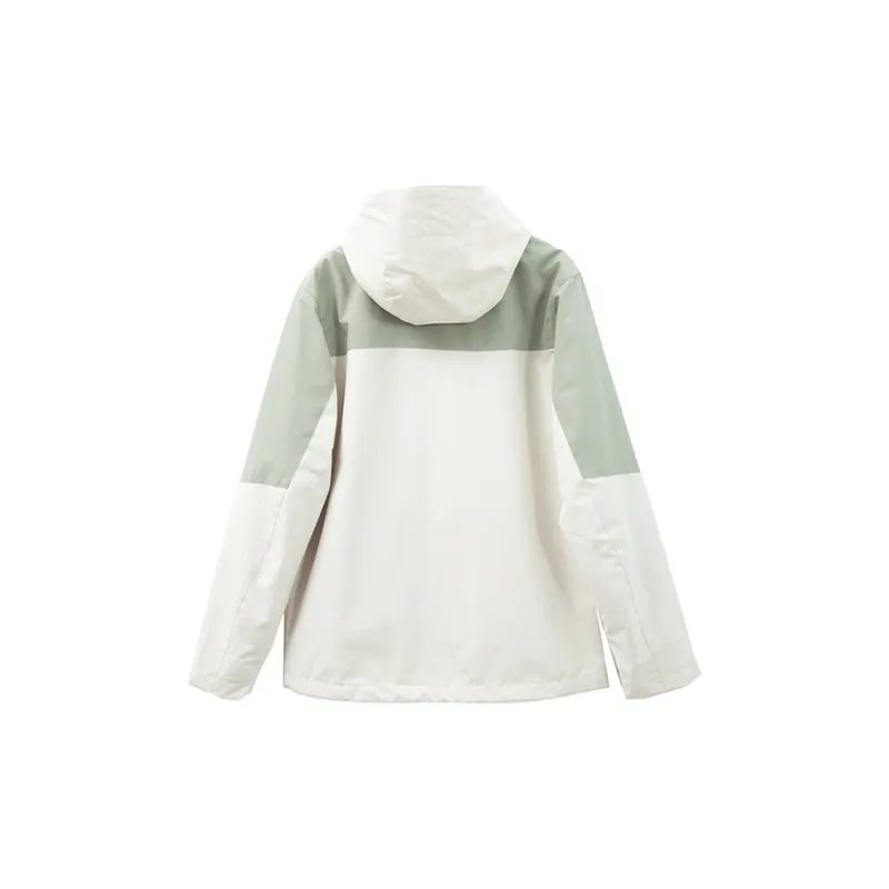 Merry City Windbreaker Jacket Unisex Oat Gray/Pine Gray Green-1