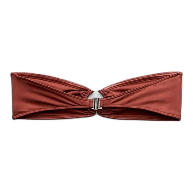 ZARA Bikinis Women's Brick Red-1